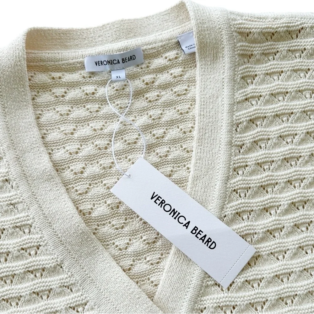 Veronica Beard • Bracia Pointelle Sweater - Picture 2 of 13